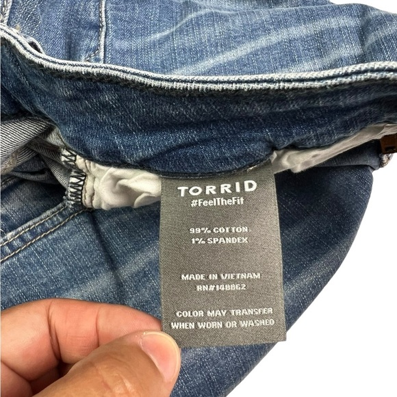 Torrid New Women’s 10 Tall Mid-Rise Slim Boot Vintage Stretch Jean - Picture 7 of 10